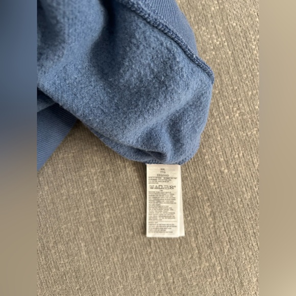 Gap Blue Oversized Cozy Preppy Sweatshirt Size XXL - Picture 6 of 8